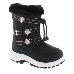 VIA PINKY SCARLETT-51F Children Girls Comfort Flower Warm Mid-Calf Snow Boots 3